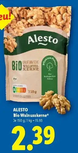 Lidl Alesto Bio Walnusskerne* Angebot