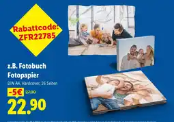 Lidl Fotobuch Fotopapier Angebot