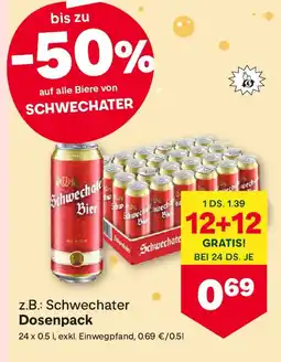 MPreis Schwechater Bier Angebot