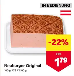 MPreis Neuburger Original Angebot