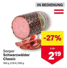 MPreis Sorger Schwarzwälder Classic Angebot