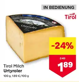MPreis Tirol Milch Urtyroler Angebot