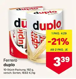 MPreis Ferrero duplo Angebot
