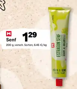 MPreis Estragon Senf Angebot