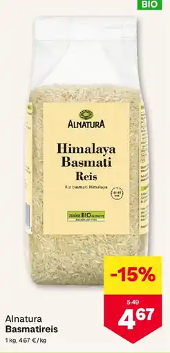 MPreis Alnatura Basmatireis Angebot
