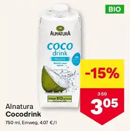 MPreis Alnatura Cocodrink Angebot