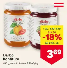MPreis Darbo Konfitüre Angebot