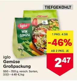 MPreis iglo Gemüse Angebot