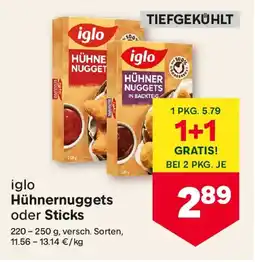 MPreis iglo Hühnernuggets oder Sticks Angebot