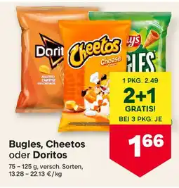 MPreis Bugles, Cheetos oder Doritos Angebot