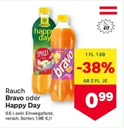 MPreis Rauch Bravo oder Happy Day Angebot
