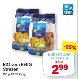 MPreis BIO vom BERG Struzen Angebot