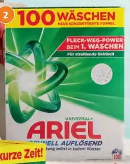 Hofer Ariel waschmittel pulver Angebot