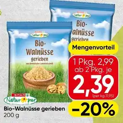Spar Bio-Walnüsse gerieben Angebot