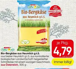 Spar Bio-Bergkäse aus Heumilch g.t.S. Angebot