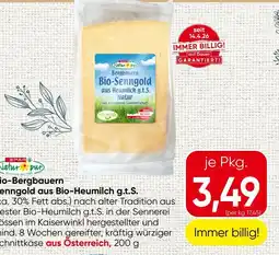 Spar Bergbauern Bio-Senngold Angebot