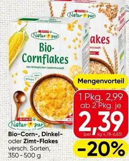 Spar SPAR Natur pur Bio-Cornflakes Angebot