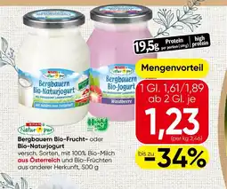 Spar Bergbauern Bio-Naturjogurt Angebot