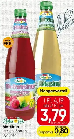 Spar Spar Natur pur Bio-Sirup Angebot