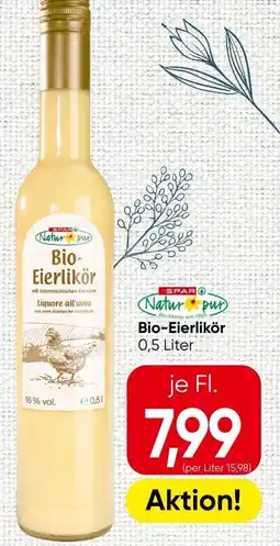 Spar SPAR Natur pur Bio-Eierlikör Angebot