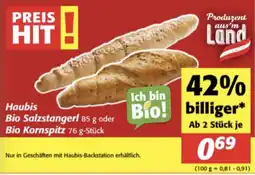 Nah&Frisch Haubis Bio Salzstangerl oder Bio Kornspitz Angebot