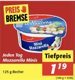 Nah&Frisch Jeden Tag Mozzarella Minis Angebot