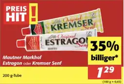 Nah&Frisch Mautner Markhof Estragon oder Kremser Senf Angebot