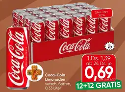 Spar Coca-Cola Limonaden Angebot