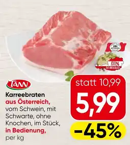 Spar TANN Karreebraten Angebot