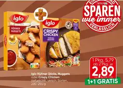 Spar Iglo Hühner Sticks, Nuggets oder Crispy Chicken Angebot