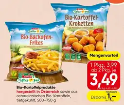 Spar Bio-Kartoffelprodukte Natur pur Angebot