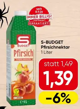 Spar S-Budget Pfirsich Angebot