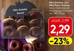 Spar Mini Schoko oder Mini Party Donuts Angebot