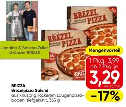 Spar BRIZZA Brezelpizza Salami Angebot