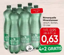 Spar Römerquelle Mineralwasser Angebot