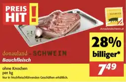 Nah&Frisch donauland-SCHWEIN Bauchfleisch Angebot