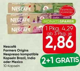 Spar Nescafé Farmers Origins Nespresso kompatible Kapseln Angebot