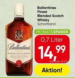 Spar Ballantine's Finest Blended Scotch Whisky Angebot