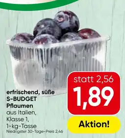 Spar S-Budget Pflaumen Angebot