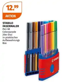 Müller Stabilo Fasermaler Pen 68 Colorparade Angebot
