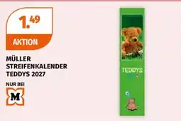 Müller Müller Streifenkalender Teddys 2027 Angebot