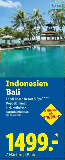Lidl Reisen Indonesien Bali Candi Beach Resort & Spa**** Angebot