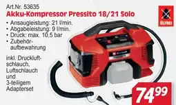 Zgonc Akku-Kompressor Pressito 18/21 Solo Angebot