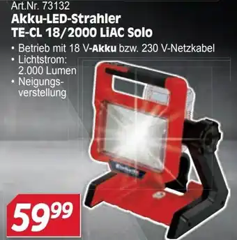 Akku-LED-Strahler TE-CL 18/2000 LiAC Solo