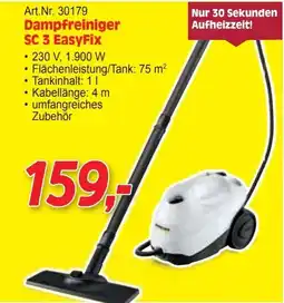 Zgonc Dampfreiniger SC 3 EasyFix Angebot