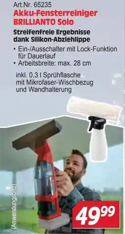 Zgonc Akku-Fensterreiniger BRILLIANTO Solo Angebot