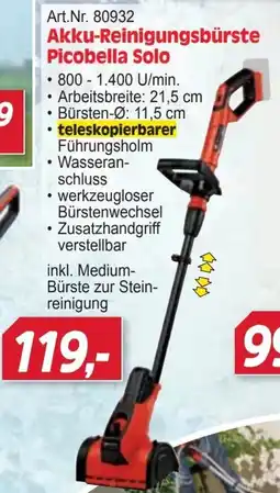 Zgonc Akku-Reinigungsbürste Picobella Solo Angebot