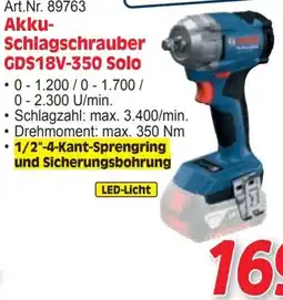 Zgonc Bosch Akku-Schlagschrauber GDS18V-350 Solo Angebot