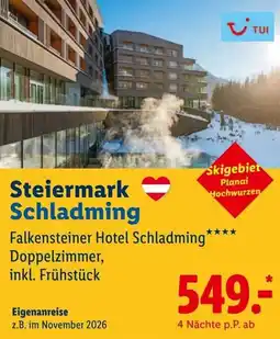 Lidl Reisen Falkensteiner Hotel Schlading Angebot