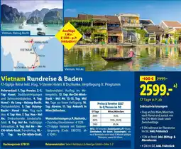 Lidl Reisen Vietnam Rundreise & Baden Angebot